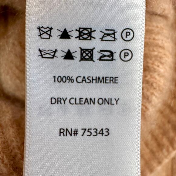 Rachel Zoe 100% 2-Ply Cashmere Quarter Zip Ribbed Sweater Size Large - Picture 6 of 8